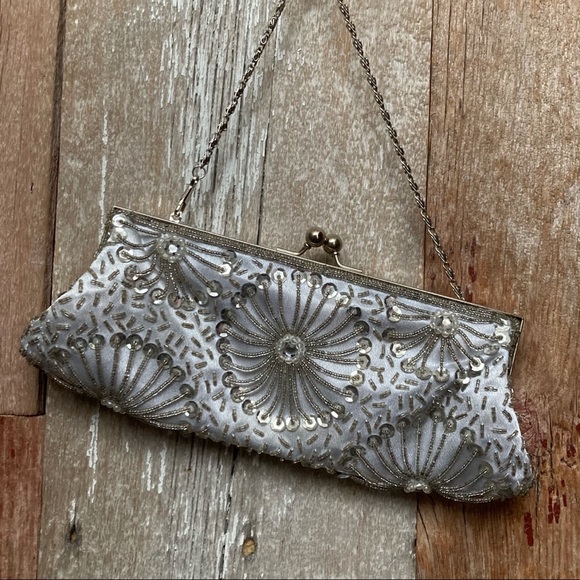 Handbags - Fancy Beaded Clutch